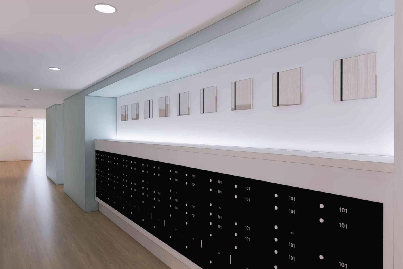 Digital mock up of the mail area in The Current